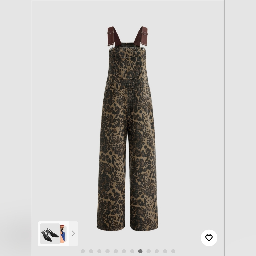 Cider Leopard Overalls